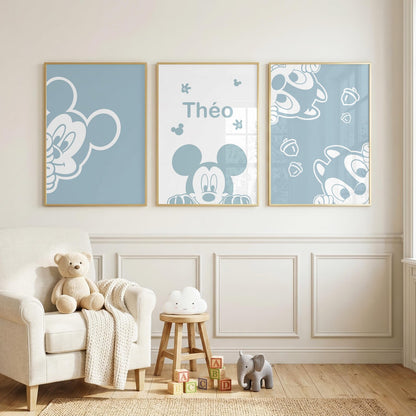 Affiche Mickey Mousse