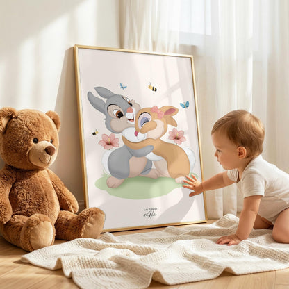 Affiche Panpan et Lapine