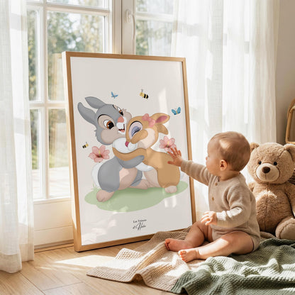 Affiche Panpan et Lapine