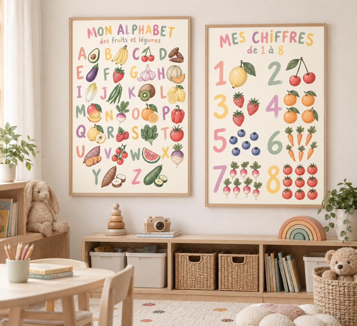 Affiches Educatives Fruits & Legumes