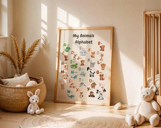 Affiche Mon Alphabet Animals