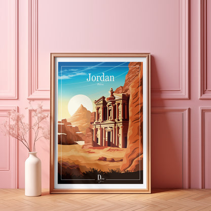 Affiche - Jordanie Petra