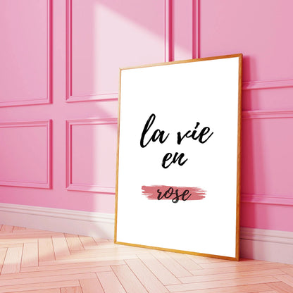 Affiche - La Vie en Rose