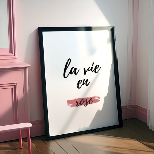 Affiche - La Vie en Rose