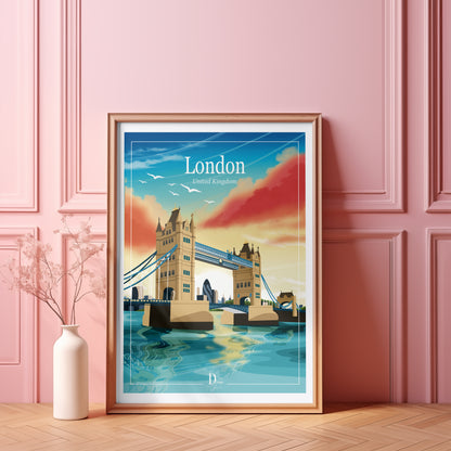 Affiche - London Bridge Londres