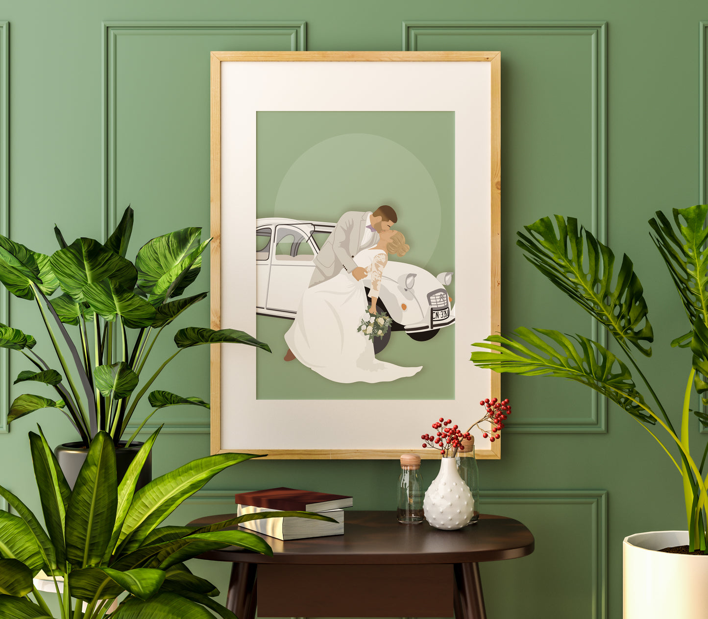 Illustrations Personnalisées - Minimaliste