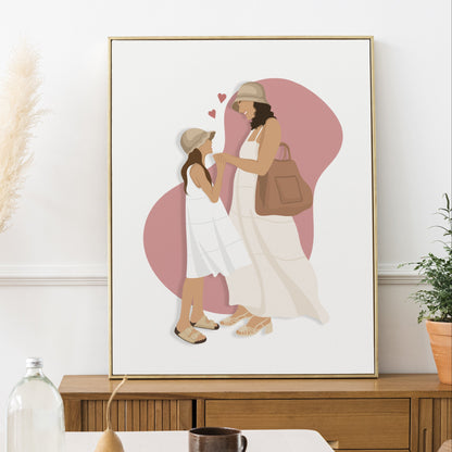 Illustrations Personnalisées - Minimaliste