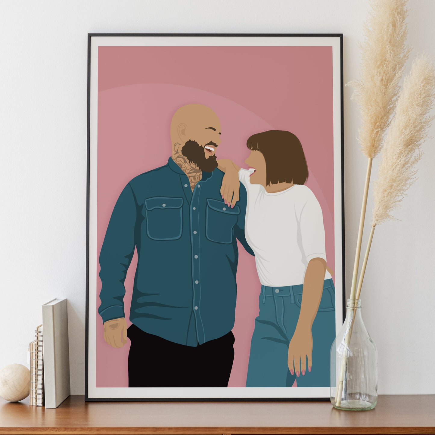 Illustrations Personnalisées - Minimaliste