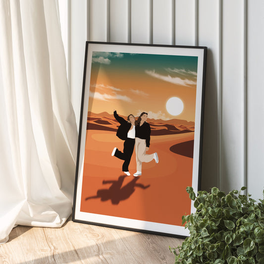 Illustrations Personnalisées - Minimaliste Avec Fond