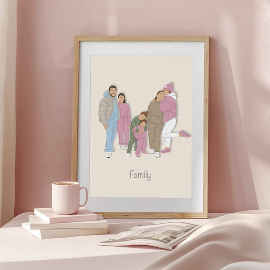 Illustrations Personnalisées - Minimaliste