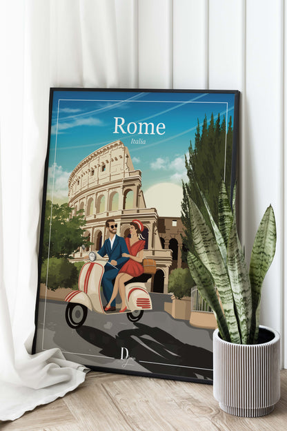 Affiche - Rome Italie Colisée