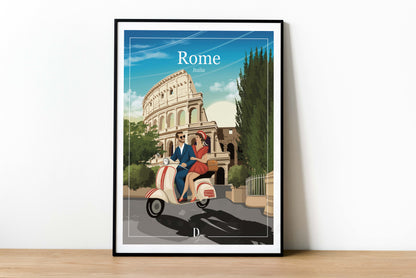 Affiche - Rome Italie Colisée