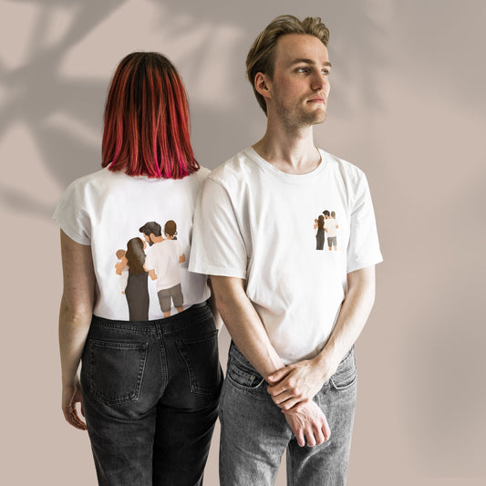 T-shirts Blanc - Homme, Femme et Enfant