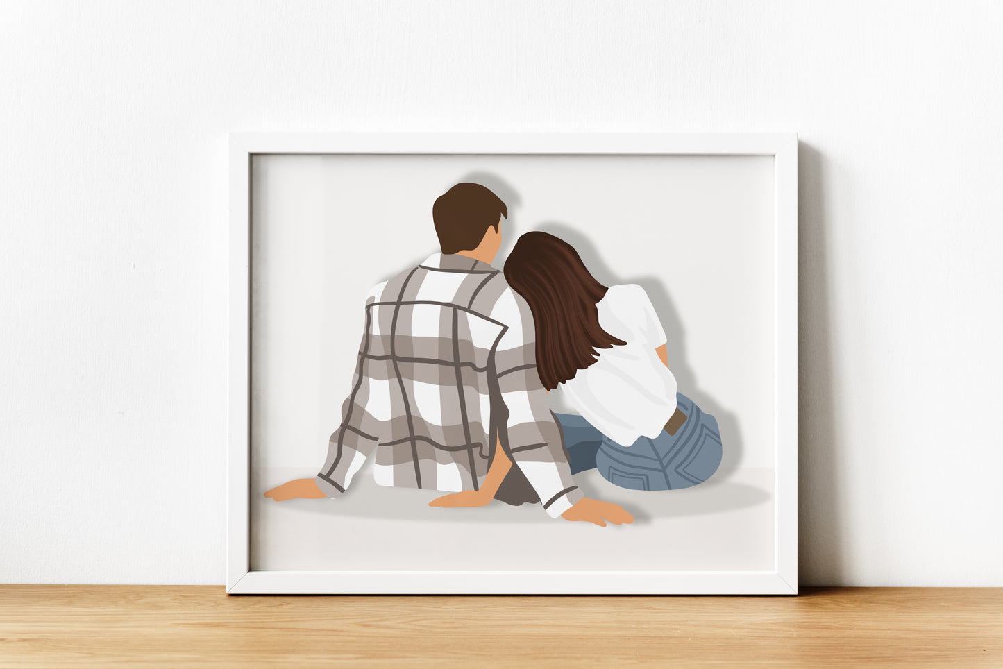 Customizable Illustrations - Back duo