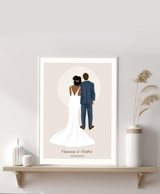 Illustrations Personnalisables - Mariage